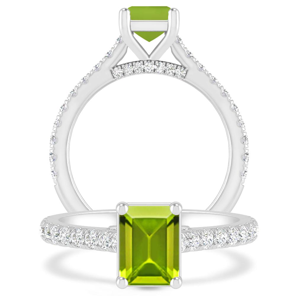 White Gold - Peridot