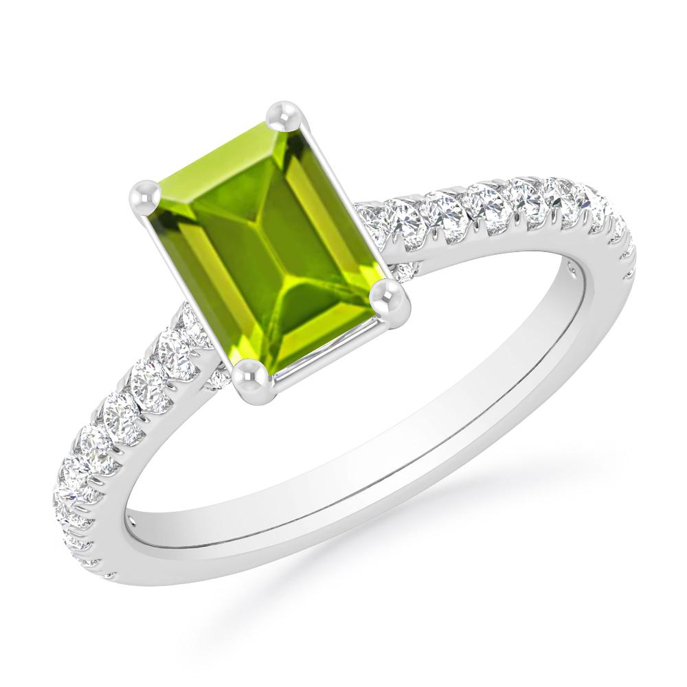 White Gold - Peridot