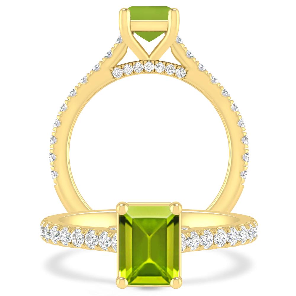 Yellow Gold - Peridot