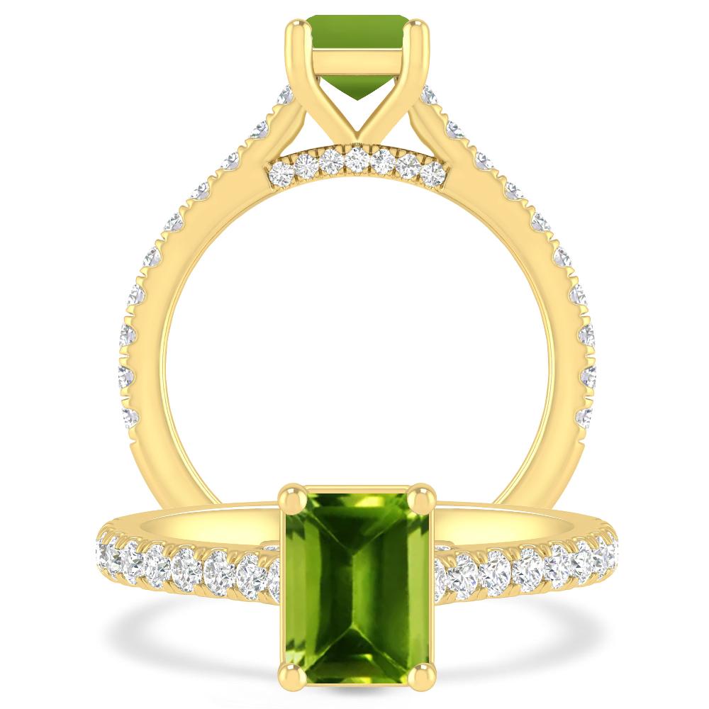 Yellow Gold - Peridot