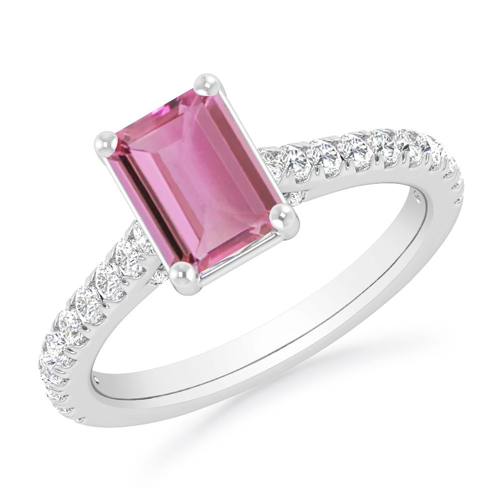 White Gold - Pink Tourmaline