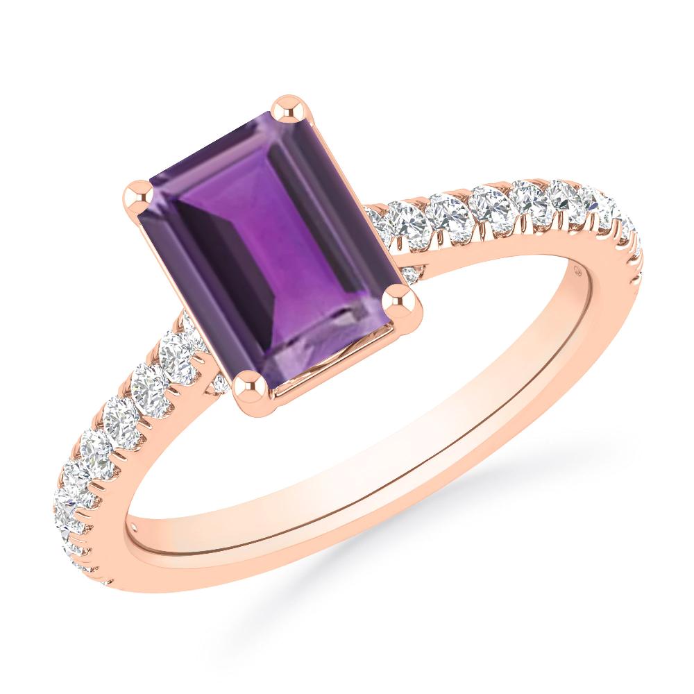 Rose Gold - Amethyst