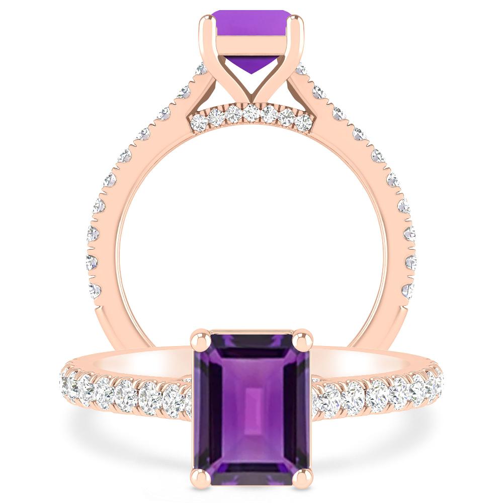 Rose Gold - Amethyst