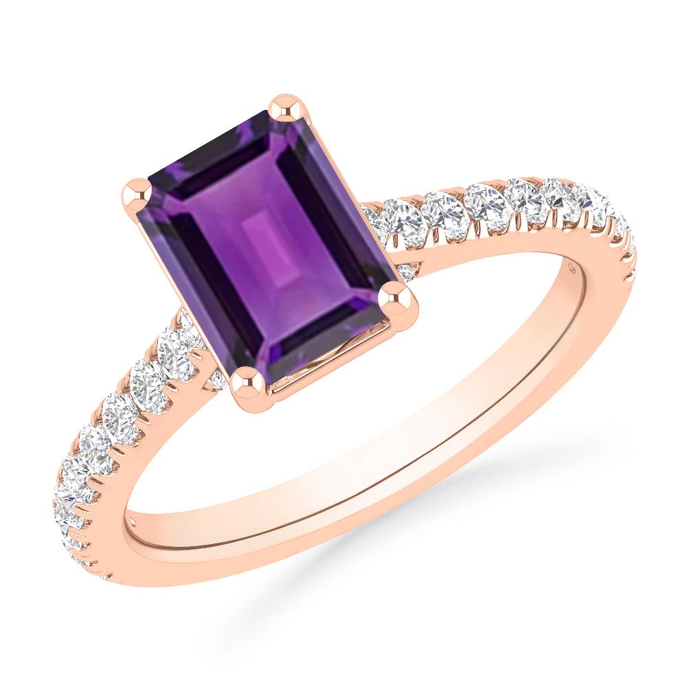 Rose Gold - Amethyst