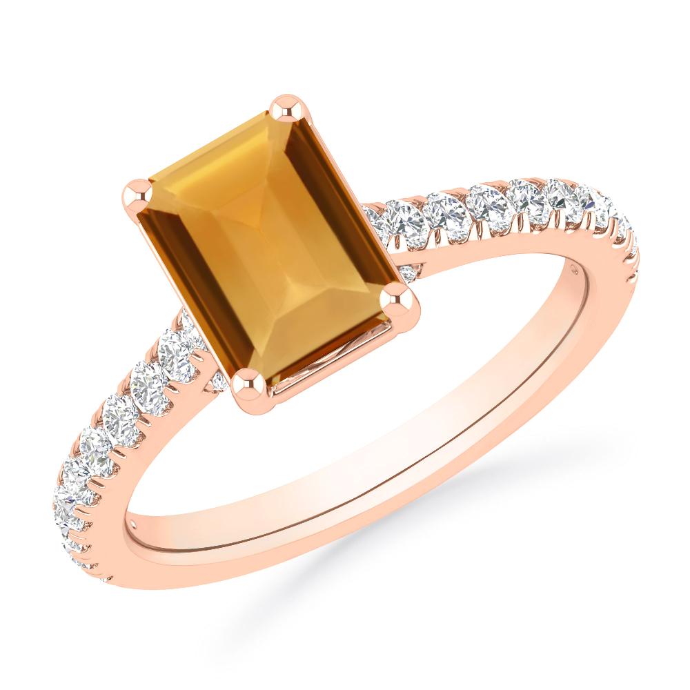 Rose Gold - Citrine