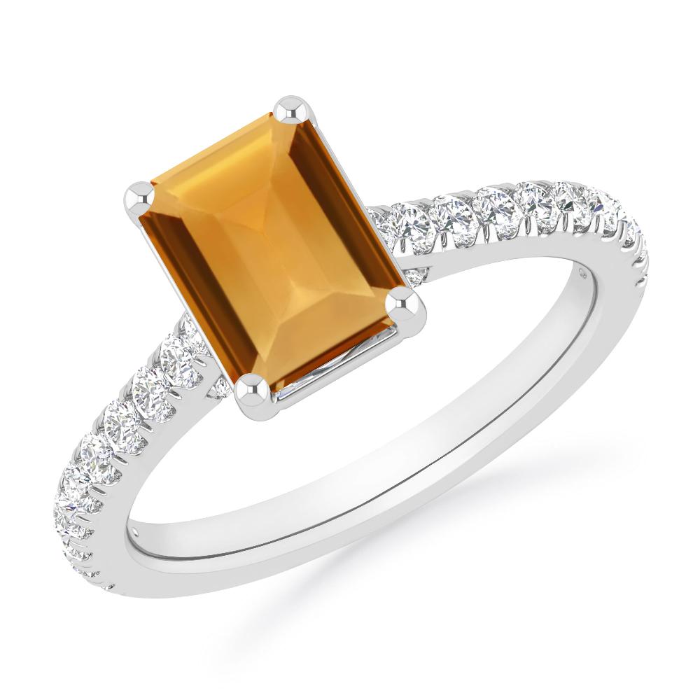 White Gold - Citrine