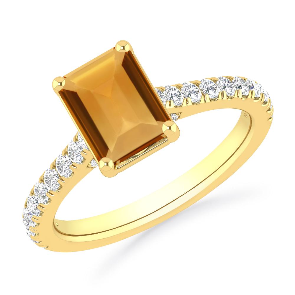 Yellow Gold - Citrine