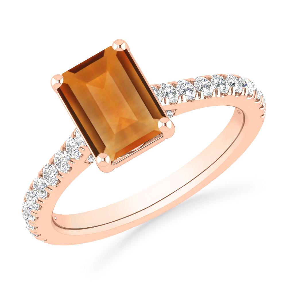 Rose Gold - Citrine