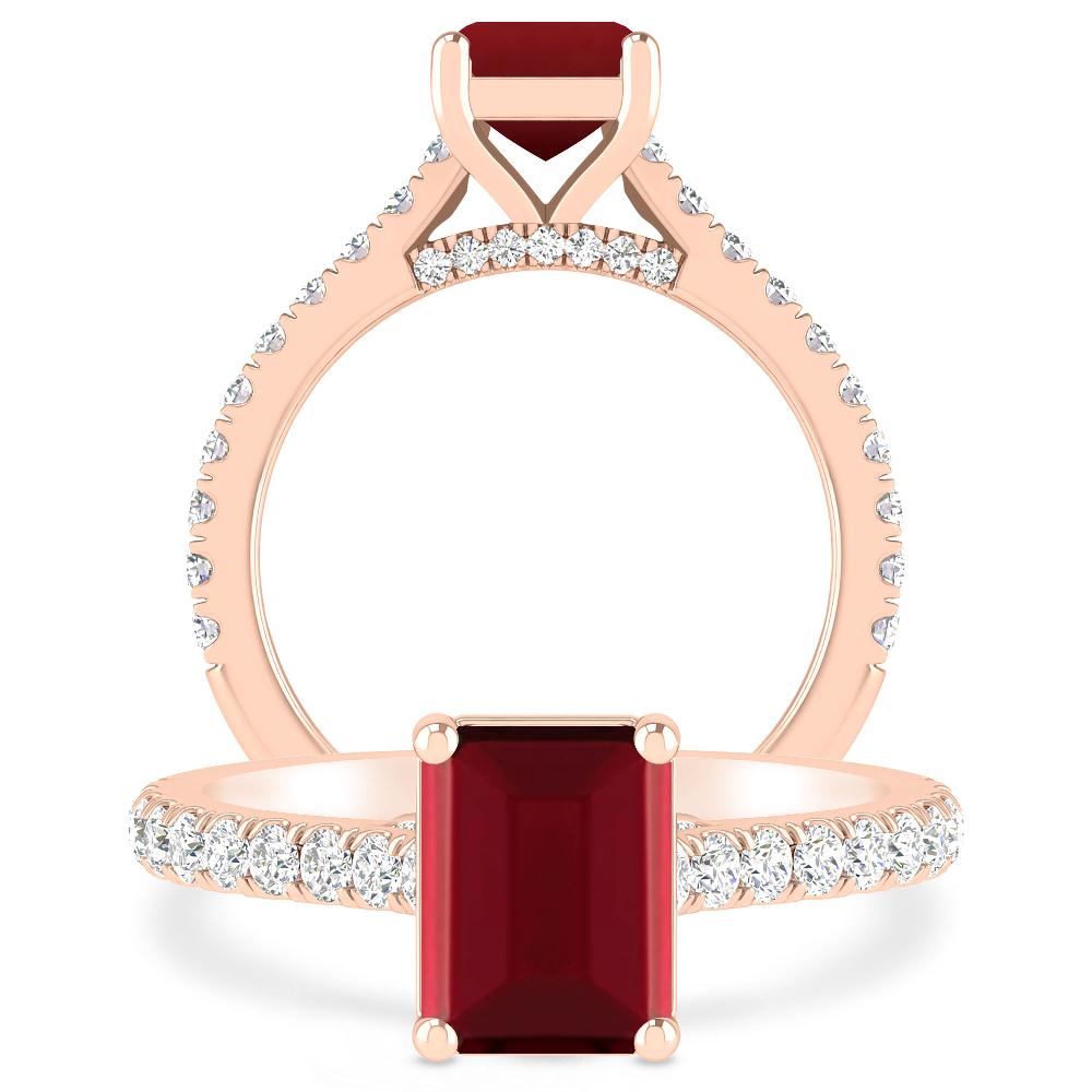 Rose Gold - Garnet