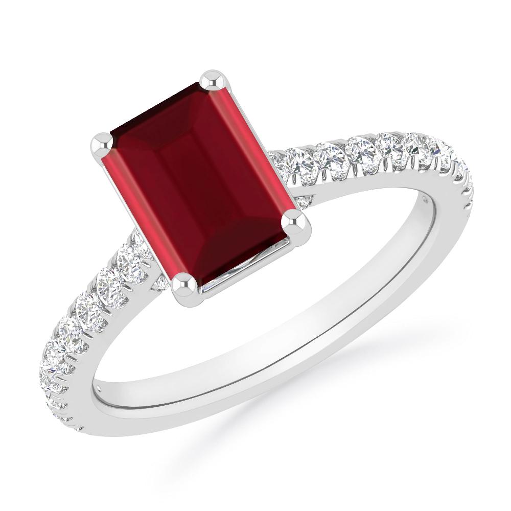 White Gold - Garnet