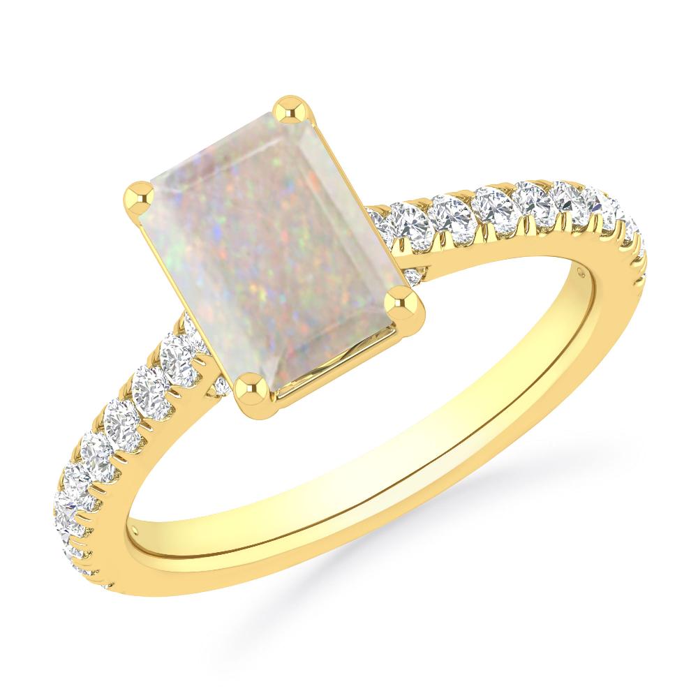 Yellow Gold - Opal