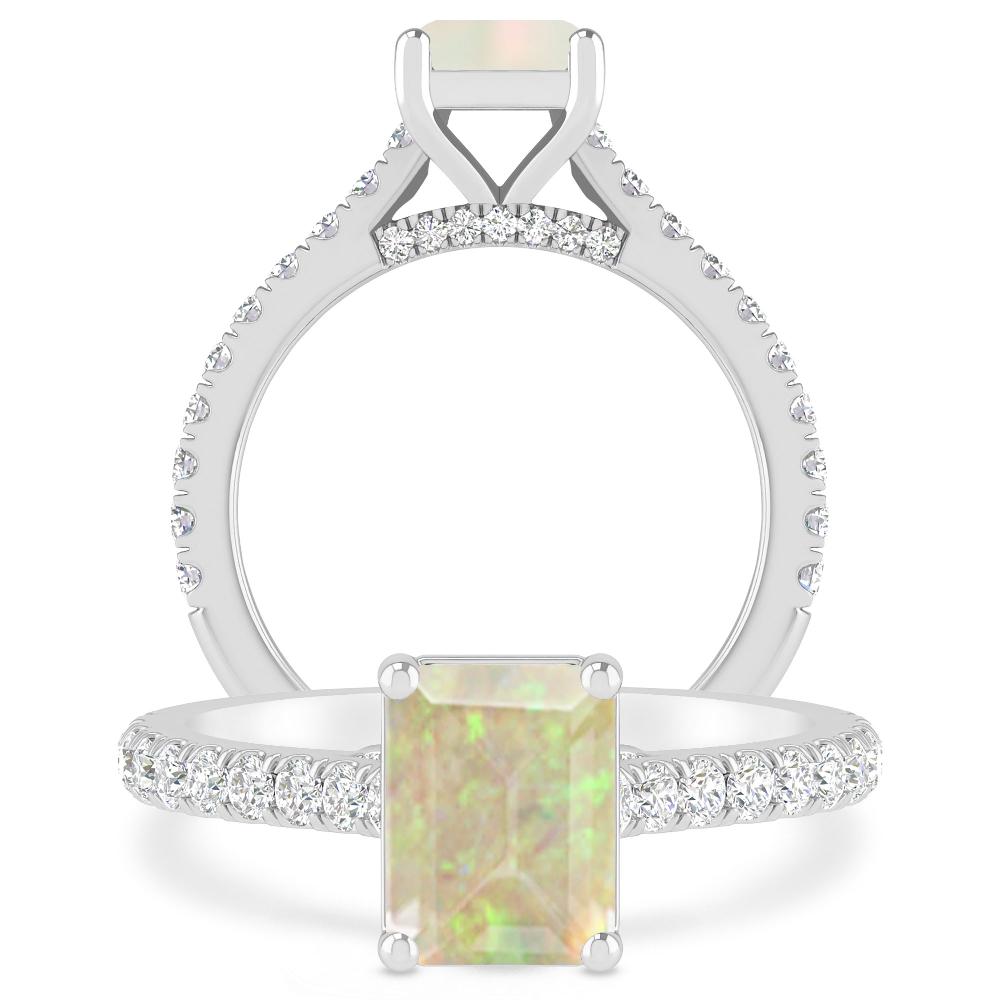 White Gold - Opal