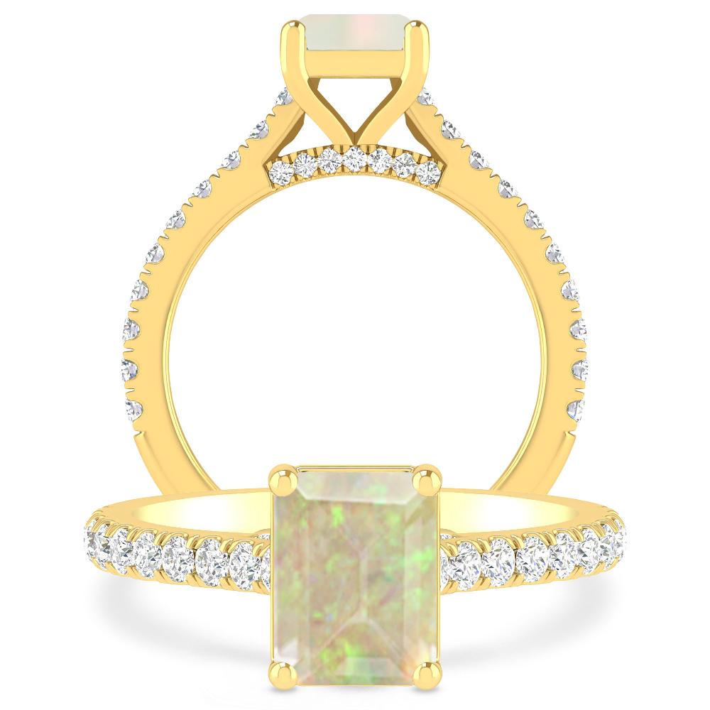 Yellow Gold - Opal