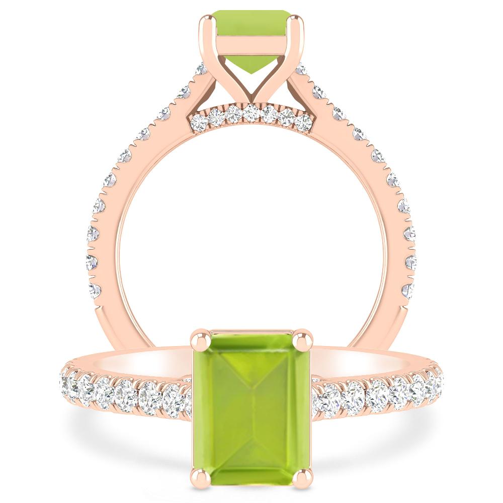 Rose Gold - Peridot