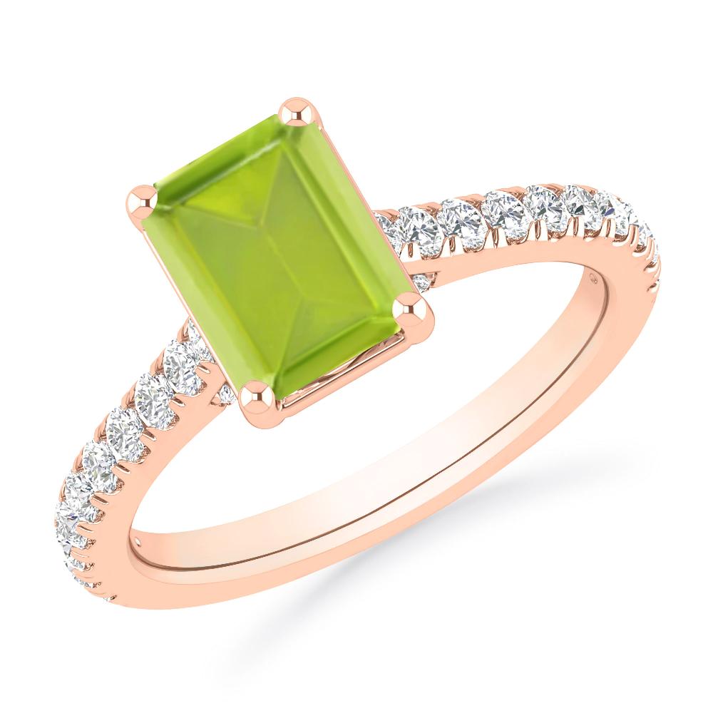 Rose Gold - Peridot