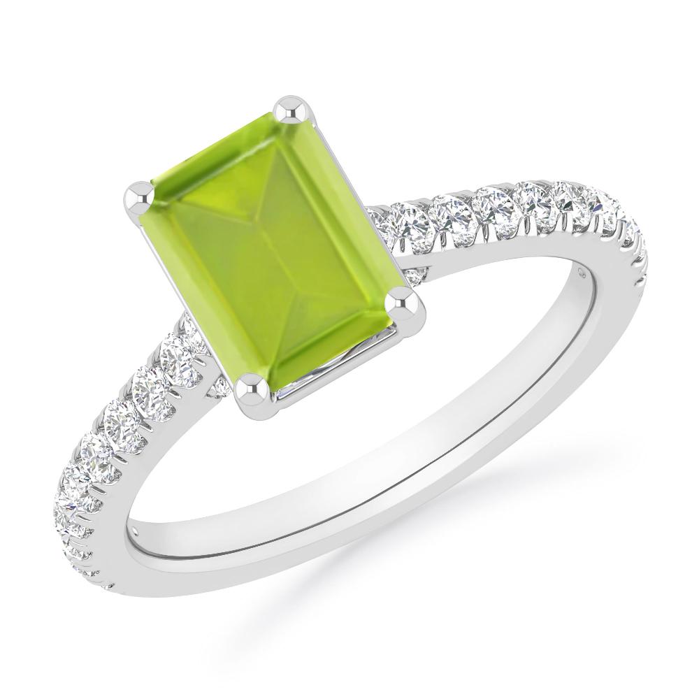 White Gold - Peridot