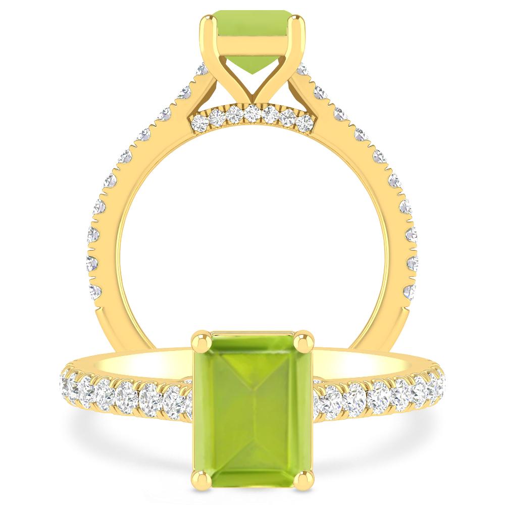 Yellow Gold - Peridot