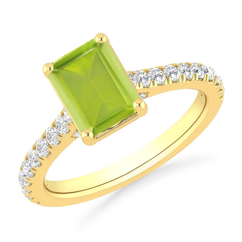 Yellow Gold - Peridot