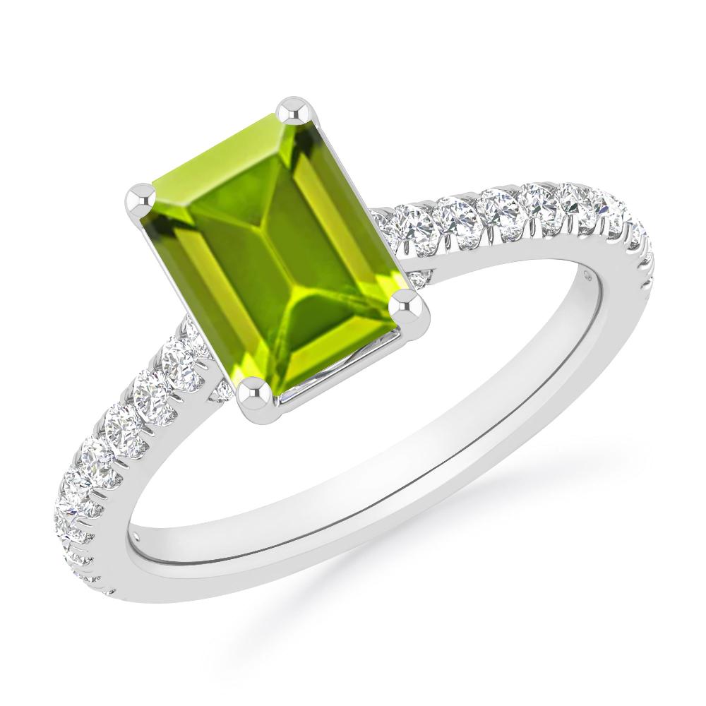 White Gold - Peridot