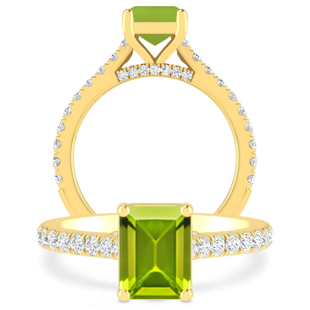 Yellow Gold - Peridot