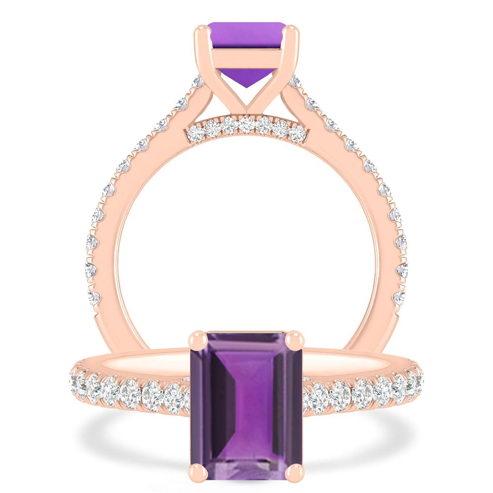 Rose Gold - Amethyst