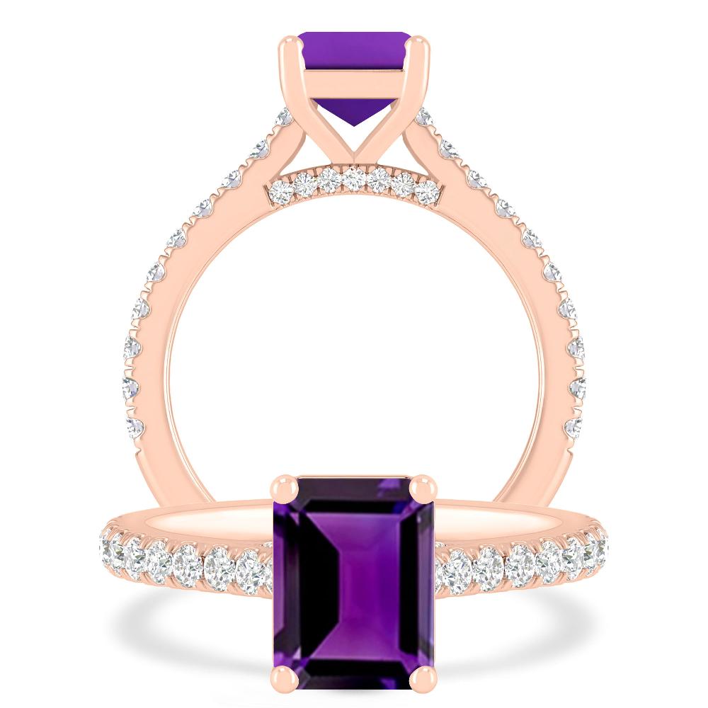 Rose Gold - Amethyst