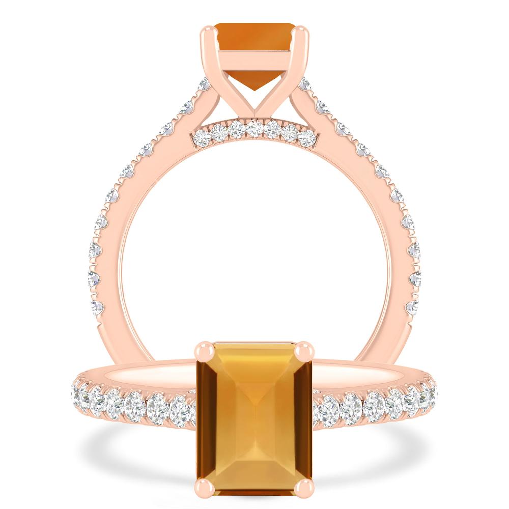 Rose Gold - Citrine