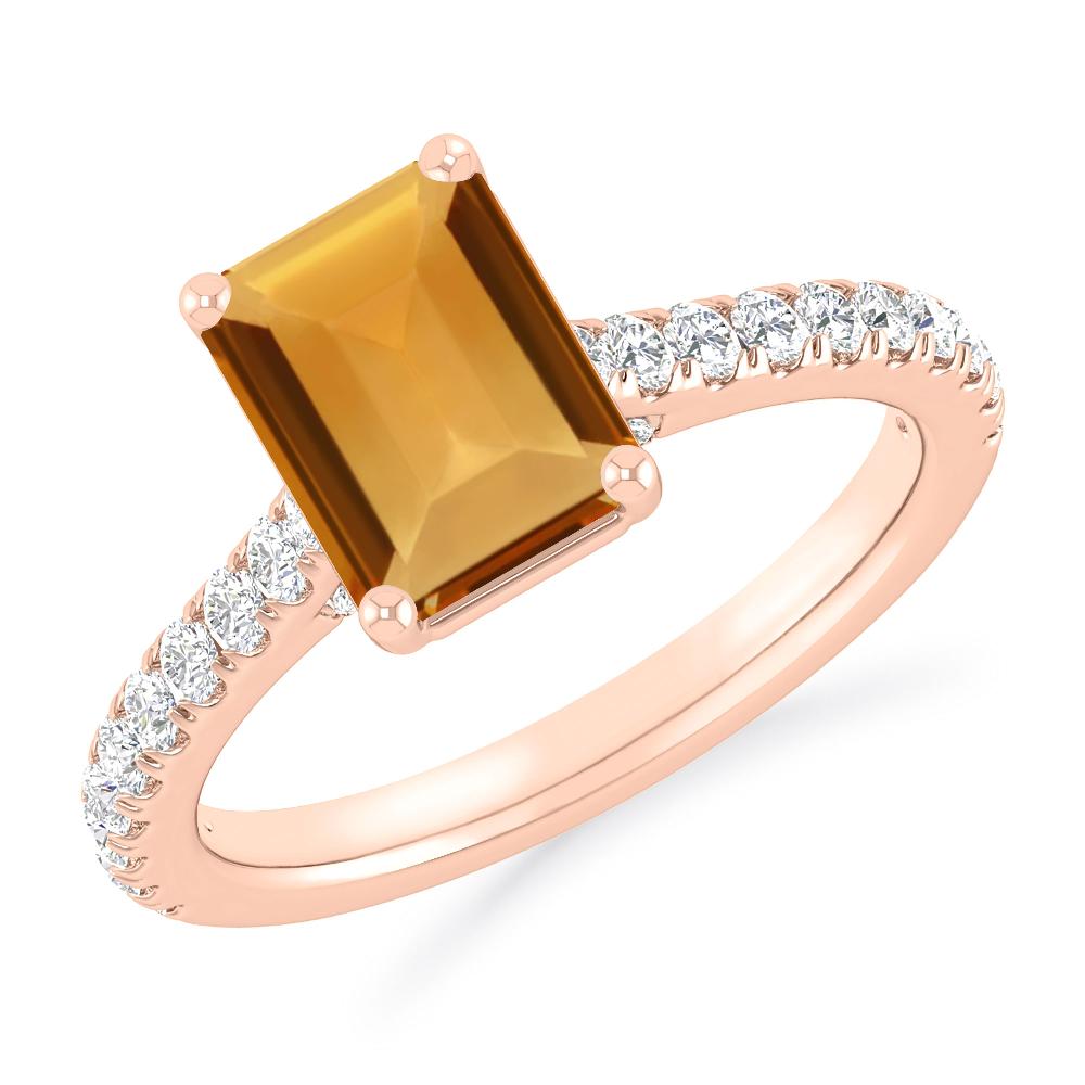 Rose Gold - Citrine