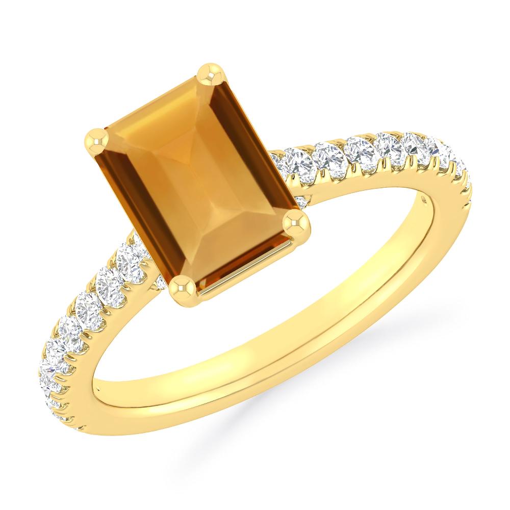 Yellow Gold - Citrine