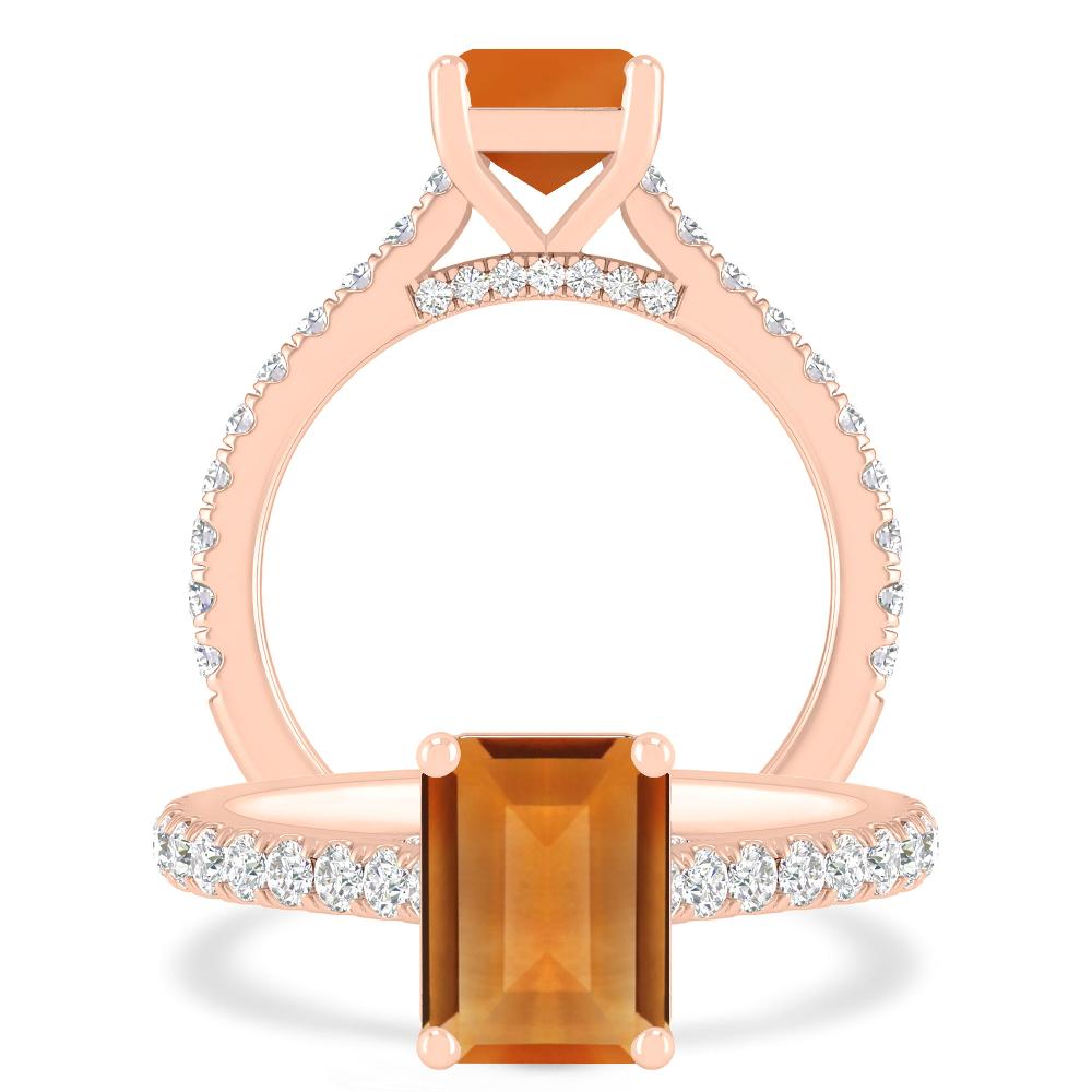 Rose Gold - Citrine