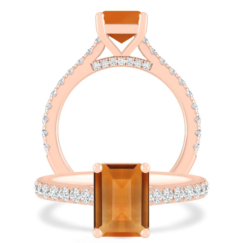 Rose Gold - Citrine