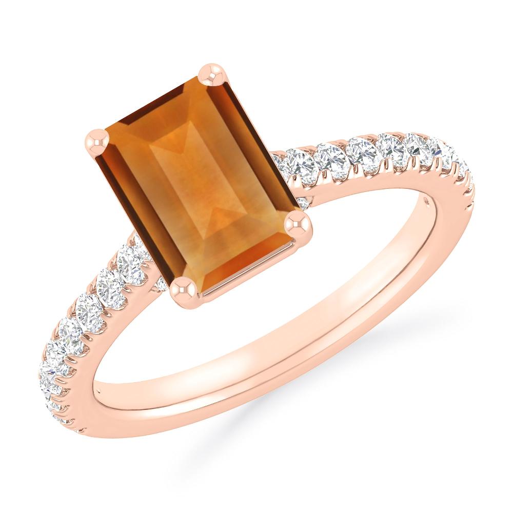 Rose Gold - Citrine