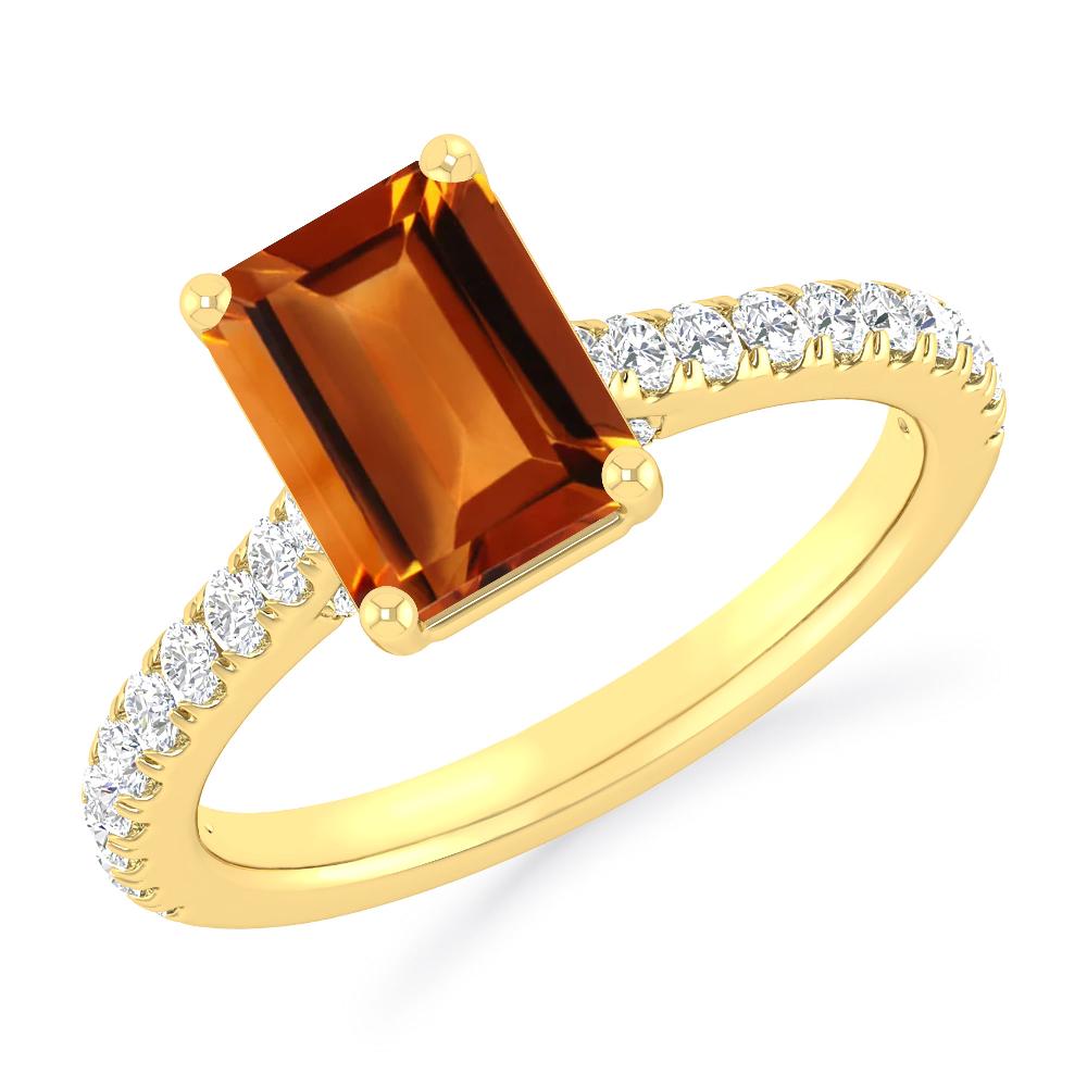 Yellow Gold - Citrine