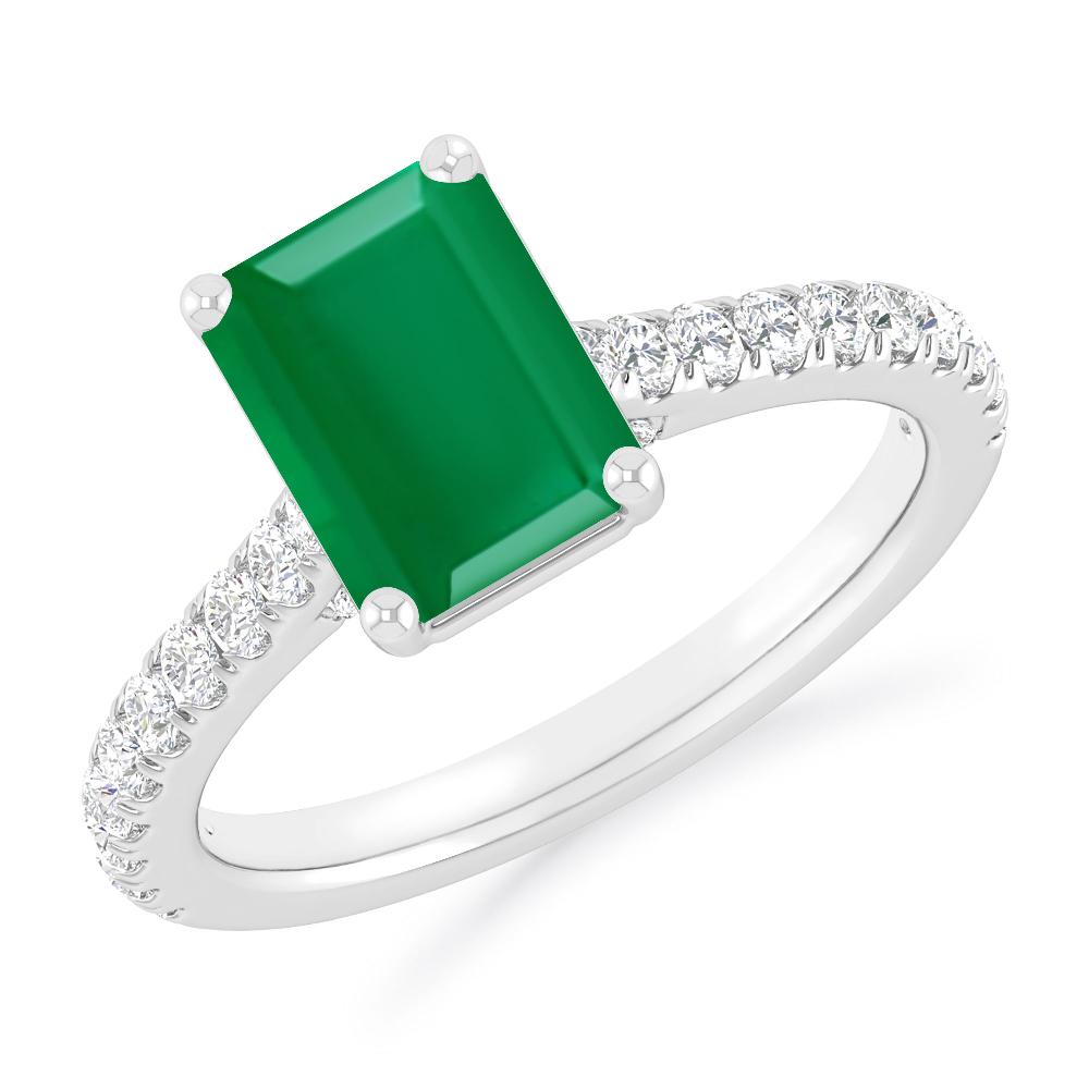 White Gold - Emerald