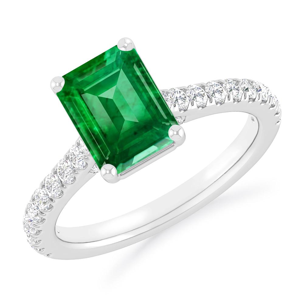 White Gold - Emerald