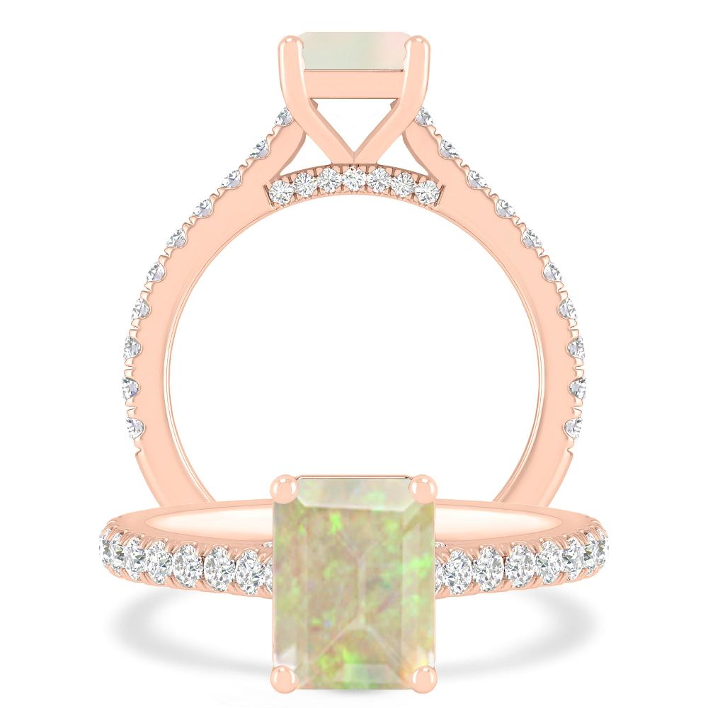 Rose Gold - Opal