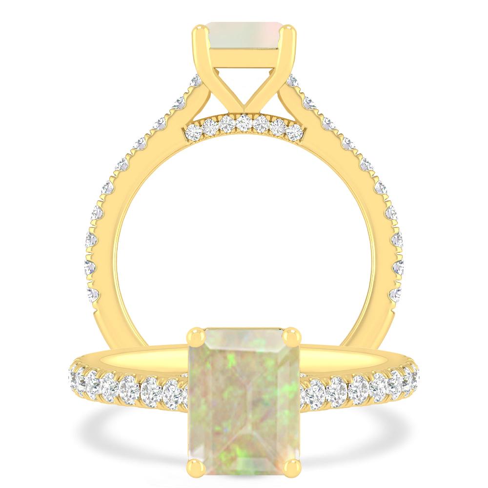 Yellow Gold - Opal