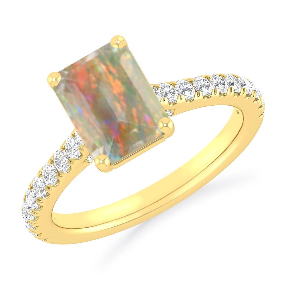 Yellow Gold - Opal