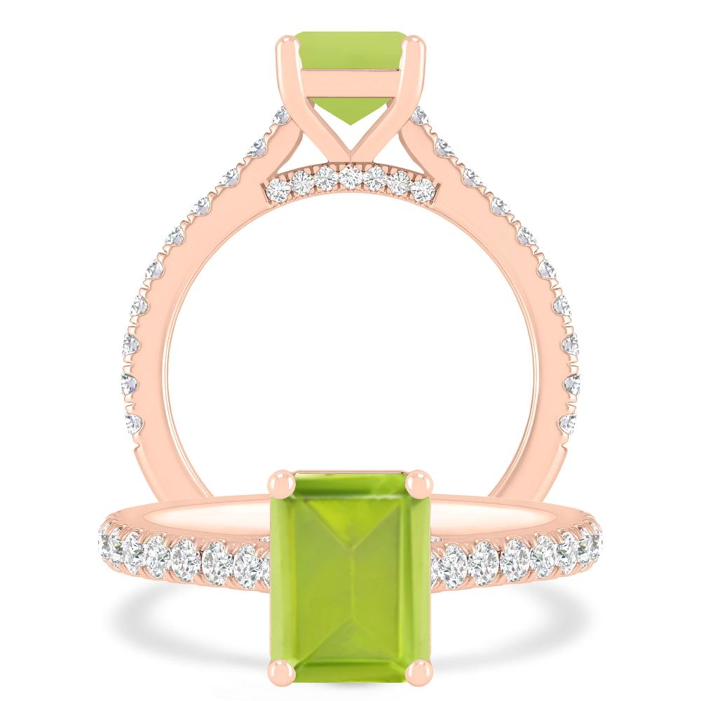 Rose Gold - Peridot