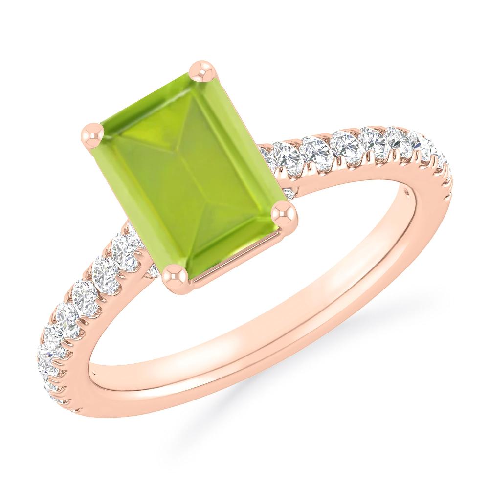 Rose Gold - Peridot