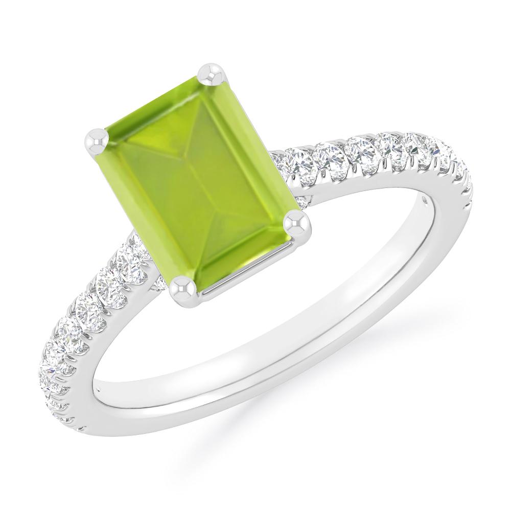 White Gold - Peridot