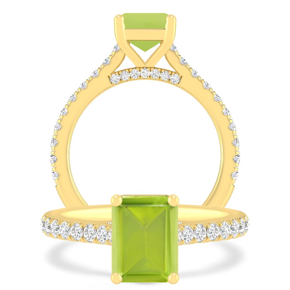 Yellow Gold - Peridot