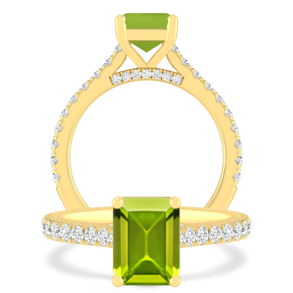 Yellow Gold - Peridot