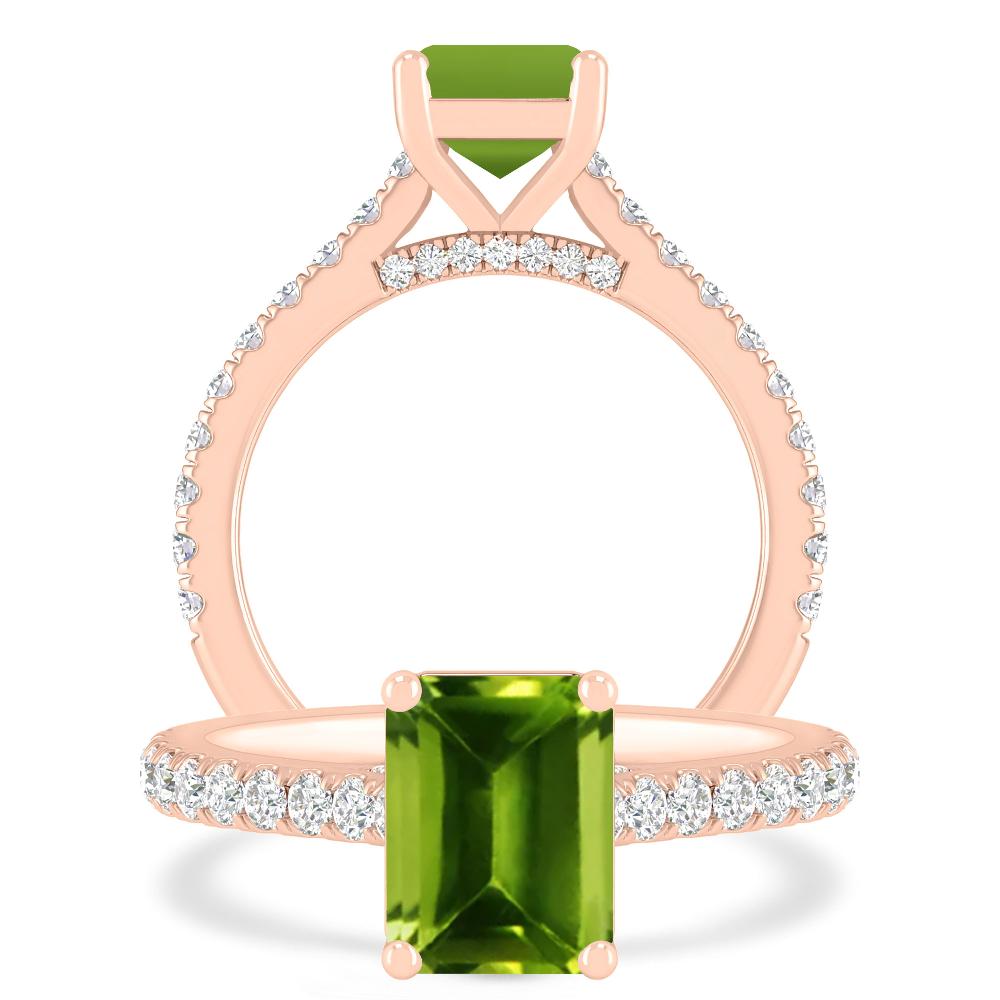 Rose Gold - Peridot