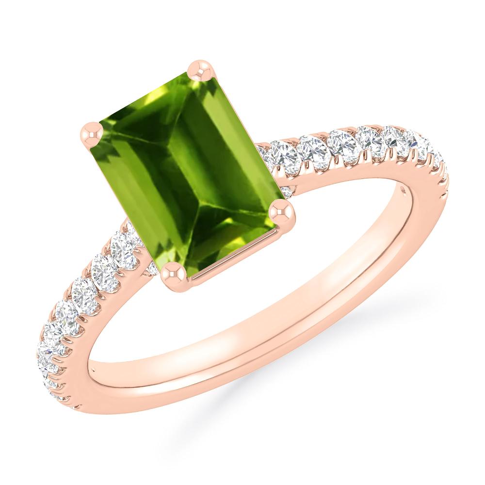 Rose Gold - Peridot