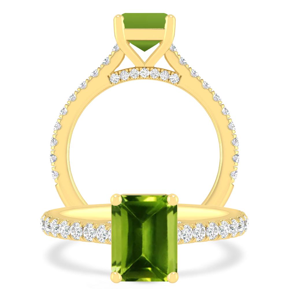 Yellow Gold - Peridot