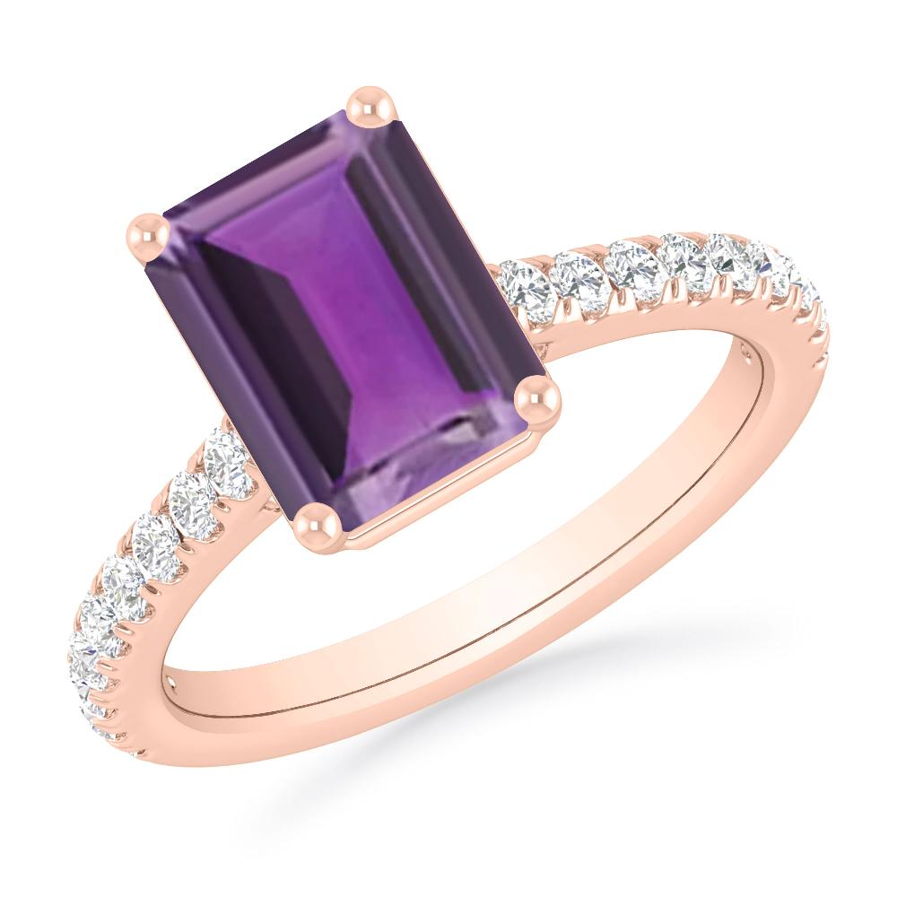 Rose Gold - Amethyst