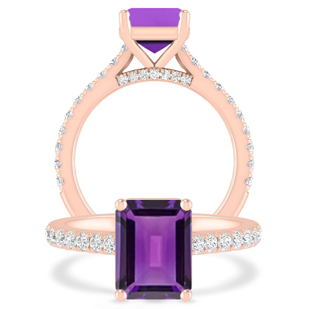 Rose Gold - Amethyst