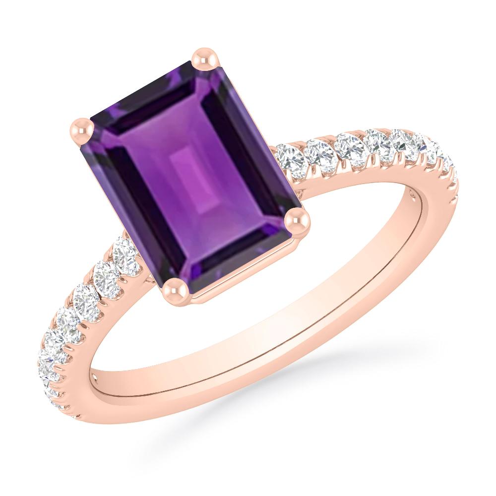 Rose Gold - Amethyst