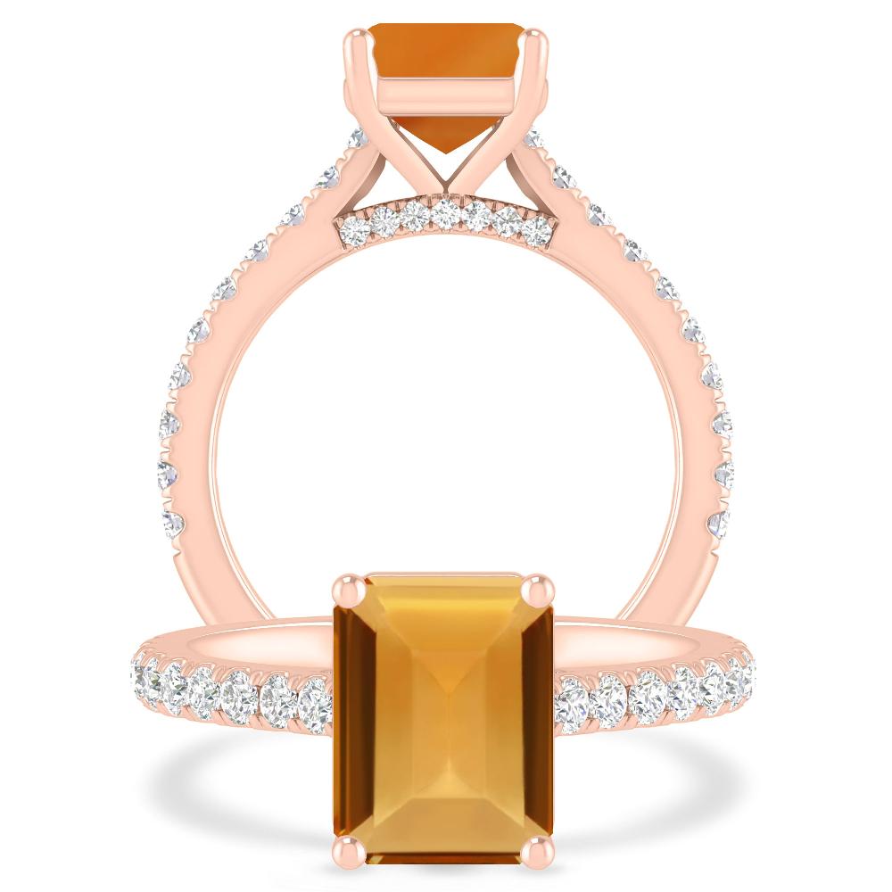 Rose Gold - Citrine